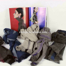 checked WOOL Scarf scarfs/mufflers